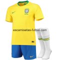 Camiseta de la Selección (Pantalones+Calcetines) de Brasil 1ª Equipación 2018