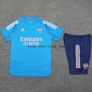 Camiseta de Entrenamiento Conjunto Completo Arsenal 2020/2021 Azul Rosa