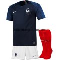 Camiseta de la Selección (Pantalones+Calcetines) de Francia 1ª Championne du Monde 2018