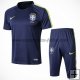 Camiseta de Entrenamiento Conjunto Completo Brasil 2018 Azul