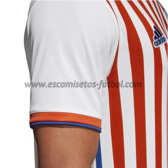 Tailandia Camiseta de la Selección de Paraguay 1ª 2018 - Haga un click en la imagen para cerrar