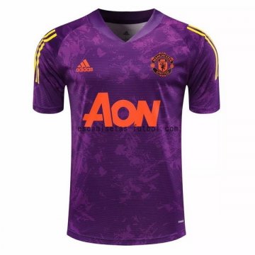 Camiseta de Entrenamiento Manchester United 2020/2021 Purpura