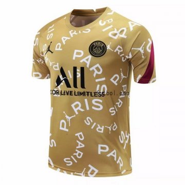 Camiseta de Entrenamiento Paris Saint Germain 2020/2021 Amarillo