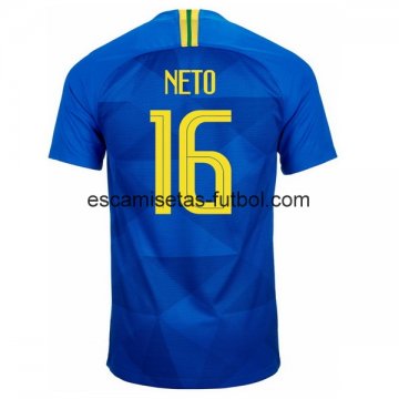 Camiseta de Neto la Selección de Brasil 2ª Equipación 2018