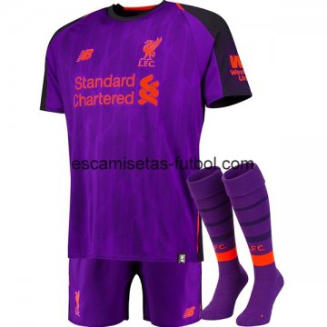 Camiseta del Liverpool 2ª (Pantalones+Calcetines) Equipación 2018/2019