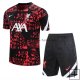 Camiseta de Entrenamiento Conjunto Completo Liverpool 2020/2021 Rojo Negro Blanco