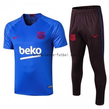 Camiseta de Entrenamiento Conjunto Completo Barcelona 2019/2020 Azul Marron