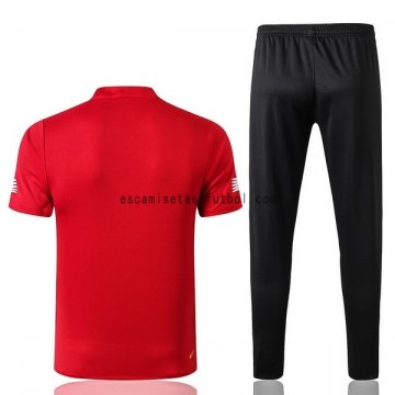 Camiseta de Entrenamiento Conjunto Completo Liverpool 2019/2020 Rojo Blanco Negro