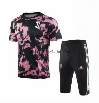 Camiseta de Entrenamiento Conjunto Completo Juventus 2019/2020 Negro Rosa