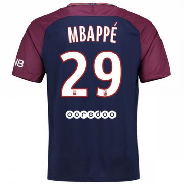 Camiseta del Mbappe Paris Saint Germain 1ª Equipación 17/18