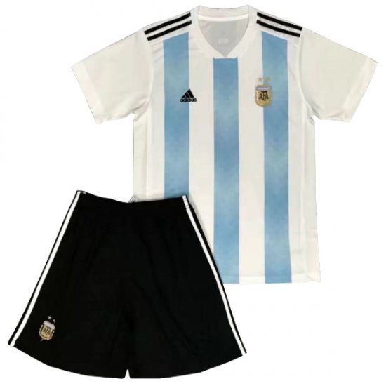 Camiseta del Argentina 1ª Conjunto De Niño 2018 - Haga un click en la imagen para cerrar