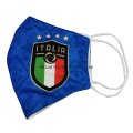 Máscara Futbol Italia toalla Azul