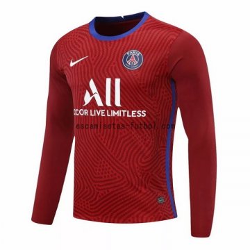 Tailandia Camiseta del Portero Paris Saint Germain 2020/2021 ML Rojo