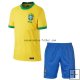 Camiseta Seleccion de Brasil 1ª Conjunto De Niños 2020