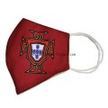Máscara Futbol Portugal toalla Rojo