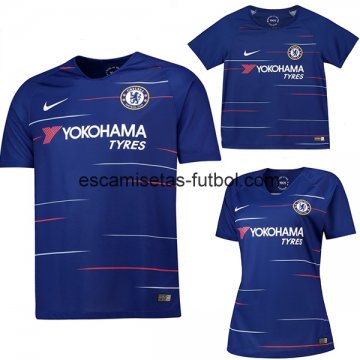 Camiseta del Chelsea 1ª (Mujer+Ninos) Equipación 2018/2019