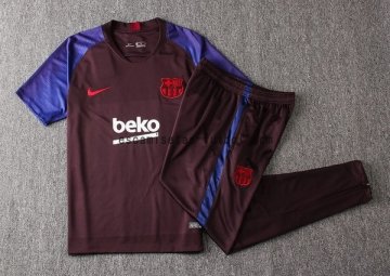 Camiseta de Entrenamiento Conjunto Completo Barcelona 2019/2020 Purpura Marino