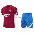 Camiseta de Entrenamiento Conjunto Completo Barcelona 2021/2022 Rojo Azul