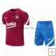 Camiseta de Entrenamiento Conjunto Completo Barcelona 2021/2022 Rojo Azul