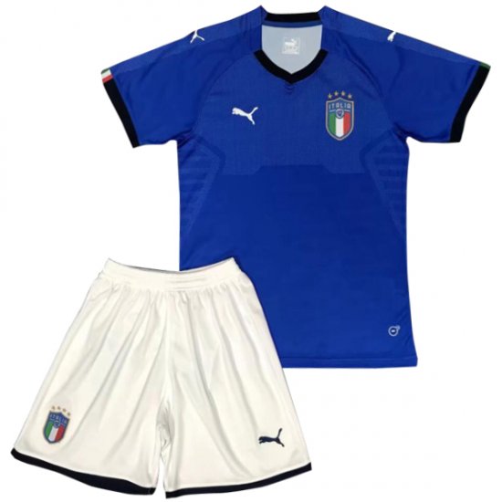 Camiseta del Italia Conjunto De Nino 1ª 2018 - Haga un click en la imagen para cerrar