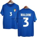 NO.3 Maldini 1ª Camiseta del Italy Retro 2000