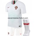 Camiseta de la Selección (Pantalones+Calcetines) de Portugal 2ª 2018