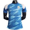 Tailandia Previo al partido Jugadores Camiseta del Manchester City 2023/2024 Azul