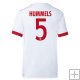 Camiseta del Hummels Bayern Munich 3ª Equipación 2017/2018