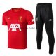Camiseta de Entrenamiento Conjunto Completo Liverpool 2019/2020 Rojo Blanco Negro