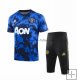 Camiseta de Entrenamiento Conjunto Completo Manchester United 2019/2020 Azul Negro