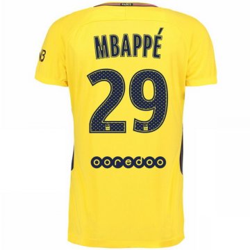 Camiseta del Mbappe Paris Saint Germain 2ª Equipación 17/18