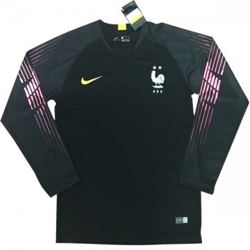 Camiseta de la Selección de Francia Negro 2018 ML Portero