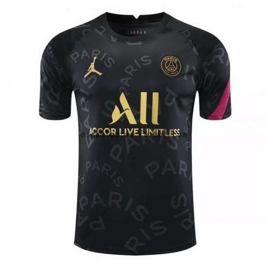 Camiseta de Entrenamiento Paris Saint Germain 2020/2021 Negro Oro - Haga un click en la imagen para cerrar