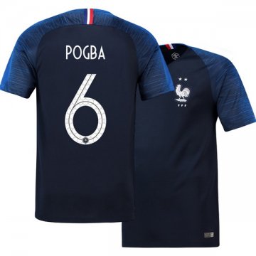 Camiseta de Pogba la Selección de Francia 1ª Championne du Monde 2018