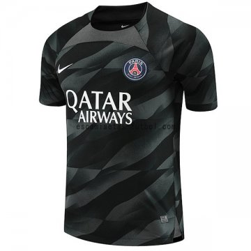 Tailandia Portero Camiseta del Paris Saint Germain 2023/2024 Negro